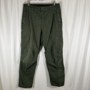 Vertx Tactical Pants Men's 34x32 Green Cargo Pockets Cotton Blend Trousers